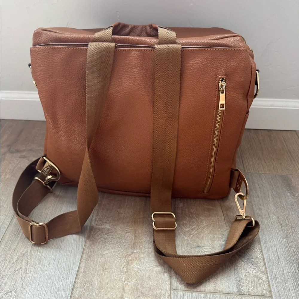 Fawn Design Tan Backpack Diaper Bag